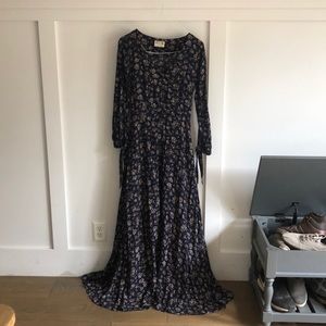 Floral floor length dress